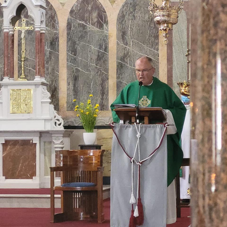 Fr. Alois celebrates his last Mass in St. Teresa’s Parish, Donore Avenue