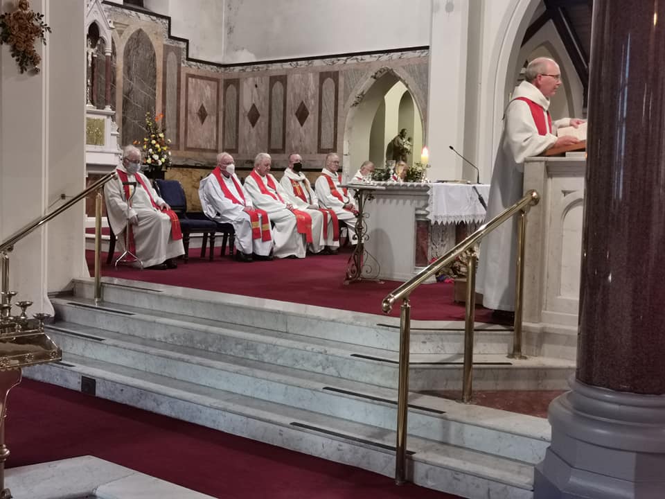 8 Fr David Corrigan SM PP delivers his homily